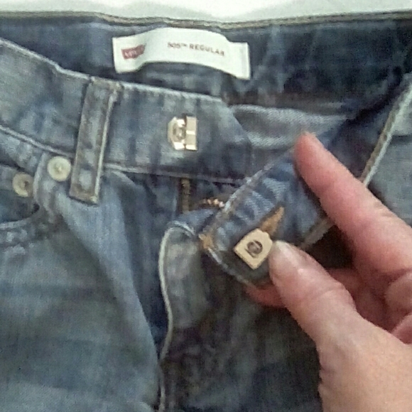 JEANS GUC Levi's 505 regular size 4 slim - Picture 9 of 10